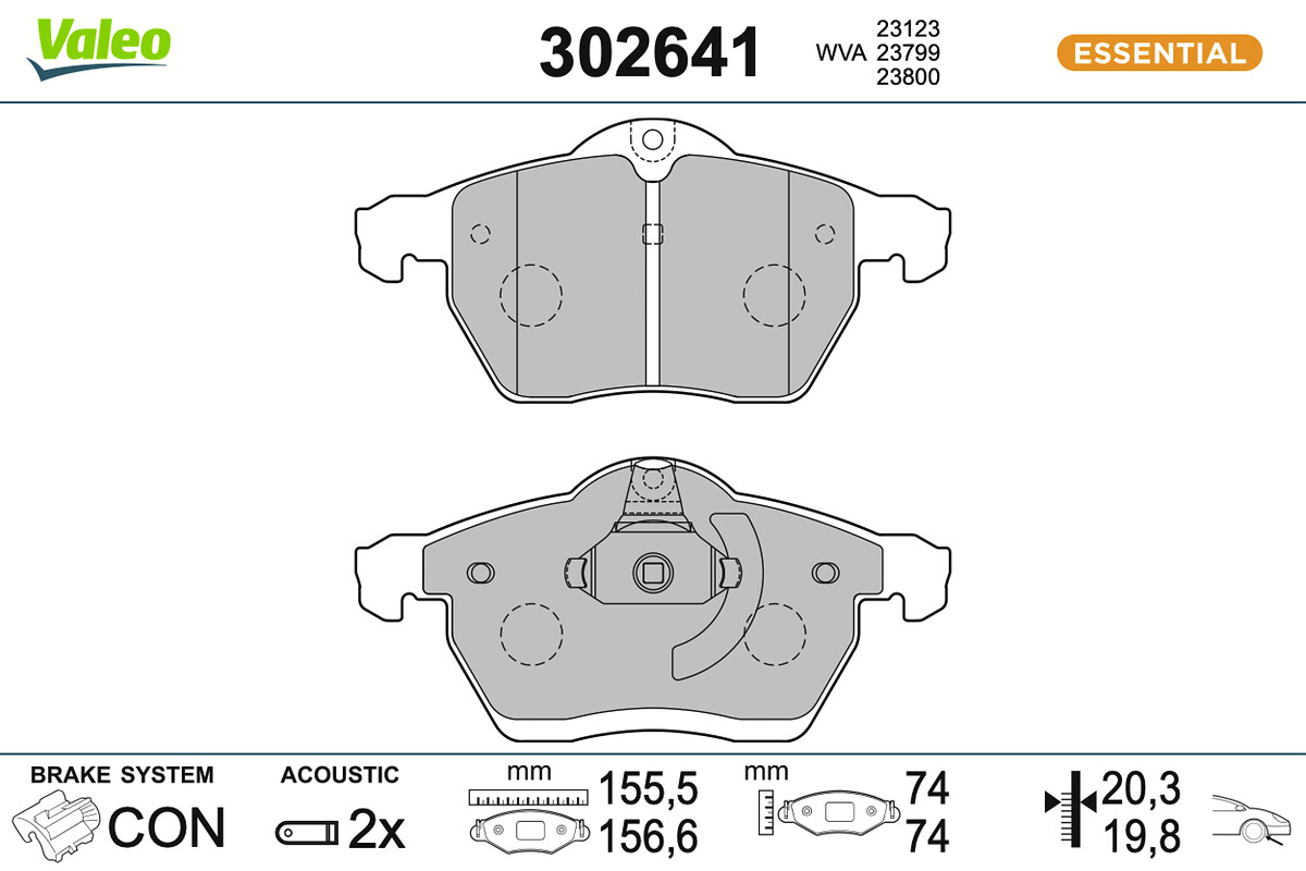 BRAKE PADS FIRST OPEL ZAFIRA FR